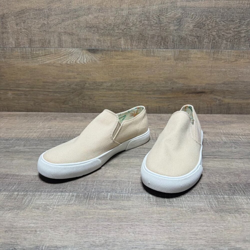 Vionic Groove Semolina Canvas Slip On Sneakers Women's Size 7.5